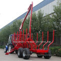 Ce Certificate High Quality Zm Series 1-12 Tons Log Loading Trailer with Crane for Sale